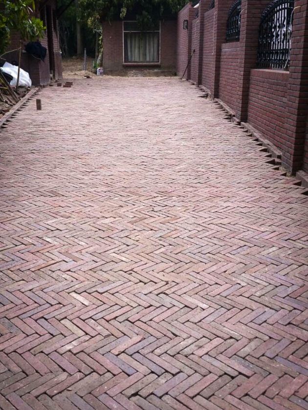 Oprit gemaakt met Waaltjes